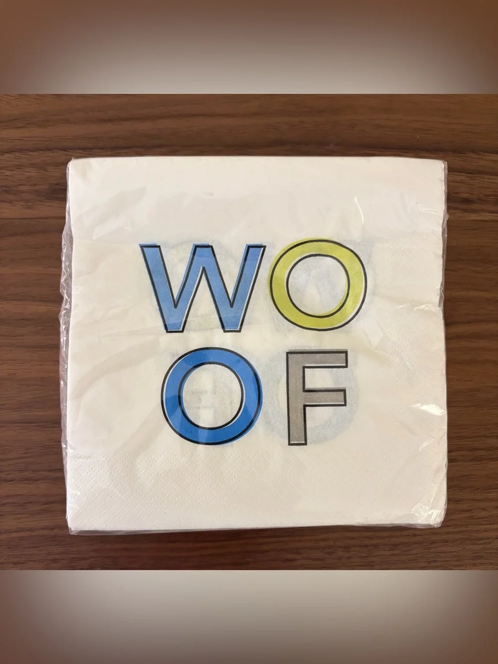 Spritz “WOOF” Dog Lunch Napkins 30 Count – Multicolor